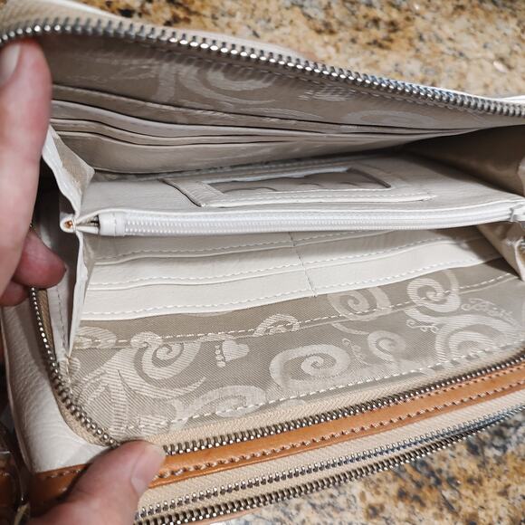 Brighton London Groove Cell Phone Case Wallet Super Organizer Crossbody Bag - Picture 11 of 16